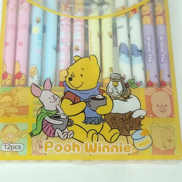 Winnie The Pooh Eeyore Owl Rabbit Gel Pens Lot Of 12 Gel Pens NEW Sealed - Picture 3 of 4